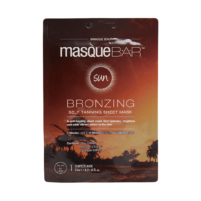 Masque-Bar-Bronzing-Self-Tanning-Sheet-Mask-1-Mask